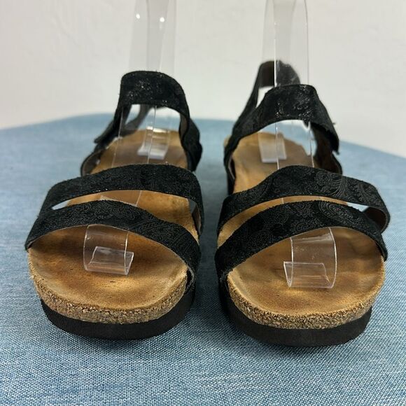 NAOT Footwear Arch Support Women's Kayla Sandal In Black Size 7/7.5 - Picture 4 of 10